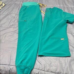 Teal Scrub Set
